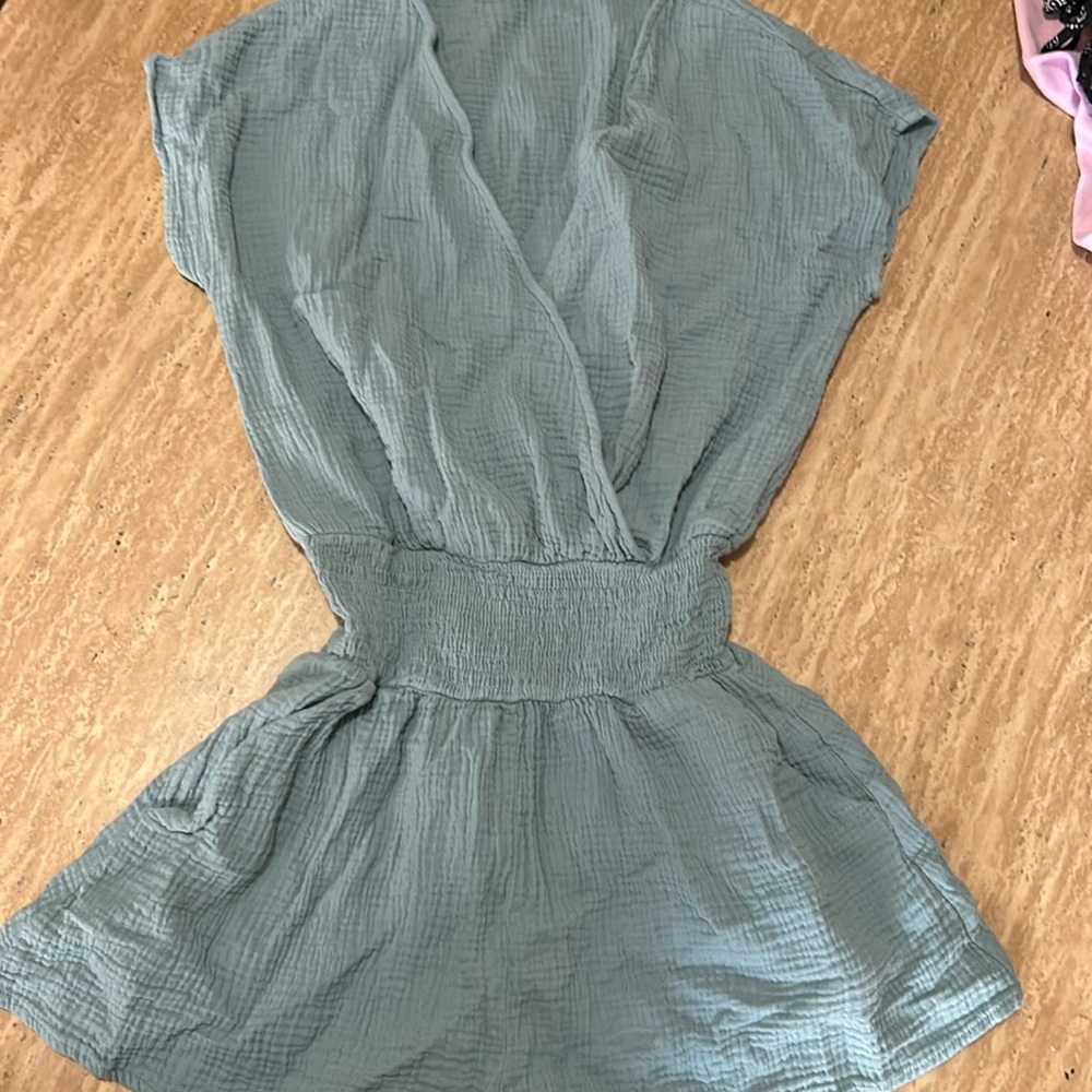 Light blue romper
